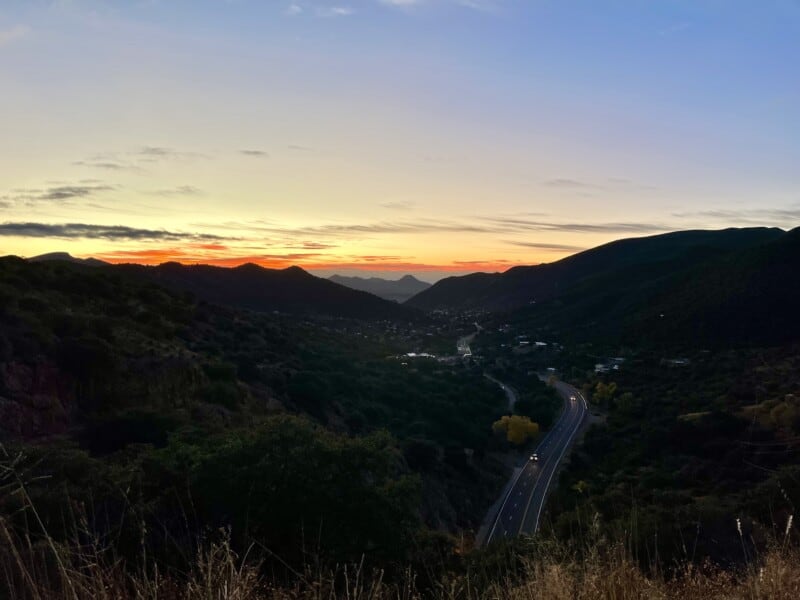 Sunrise over Bisbee, AZ