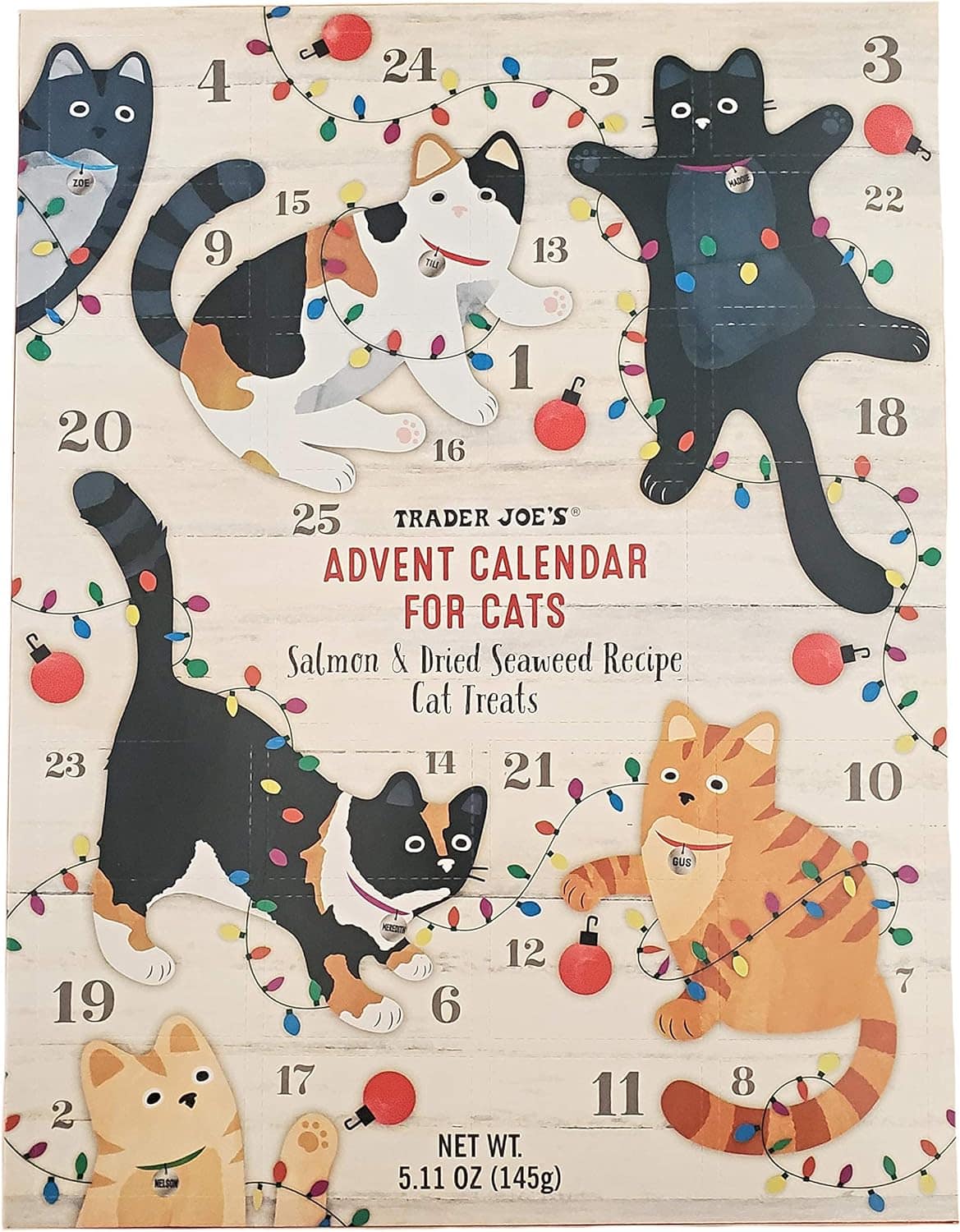 Trader Joe’s Advent Calendar for Cats