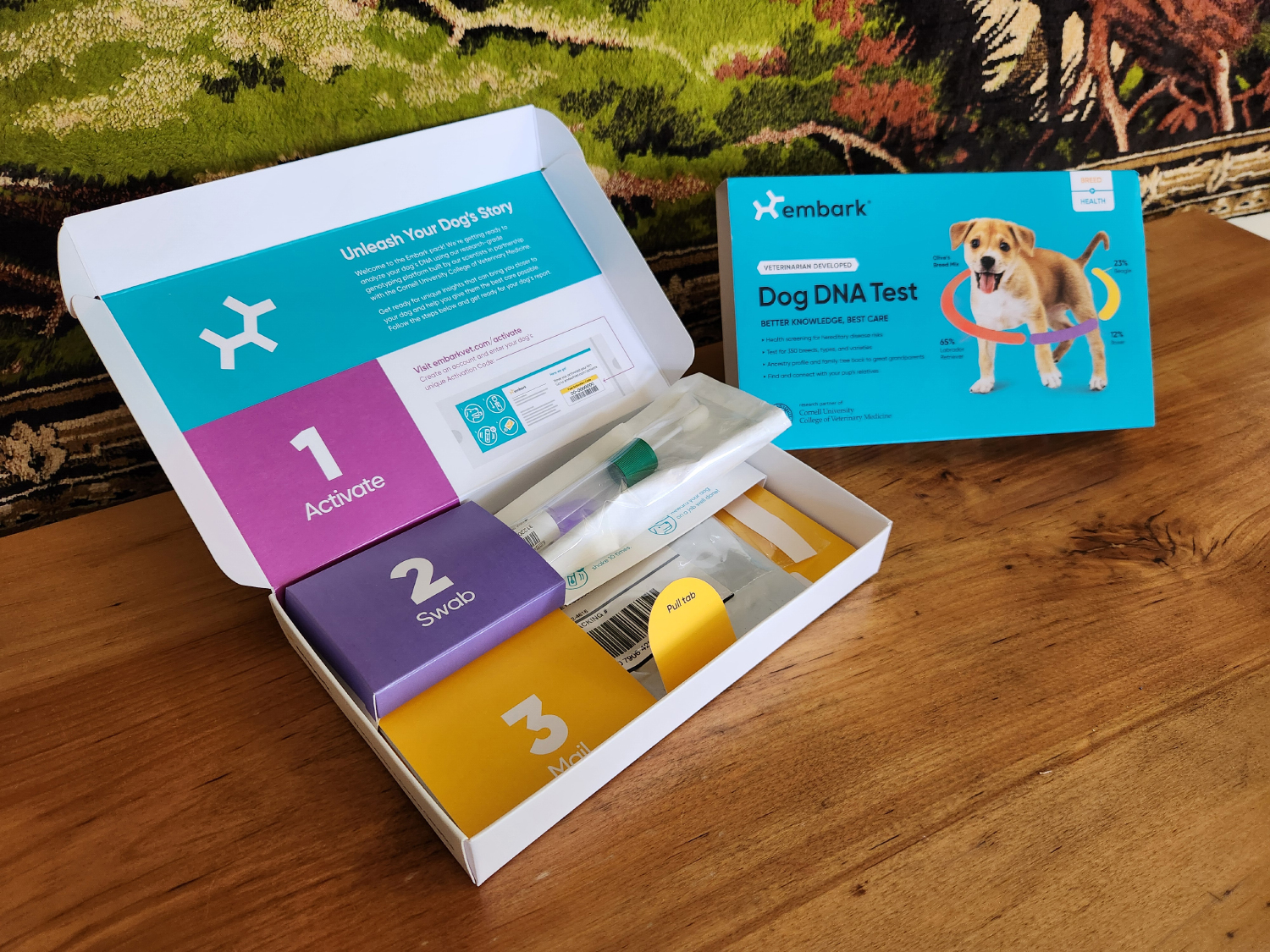 Embark Dog DNA Test - unboxing