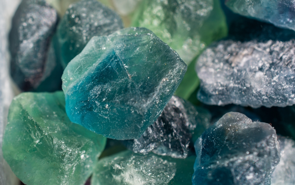 Fluorite-green-crystal