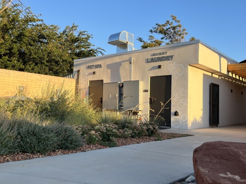 Pet Spa and Laundry at Best Friends Roadhouse and Mercantile in Kanab, UT