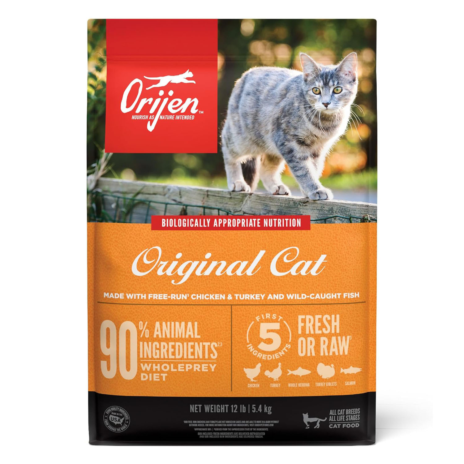 ORIJEN Original Cat, Grain Free Dry Cat Food