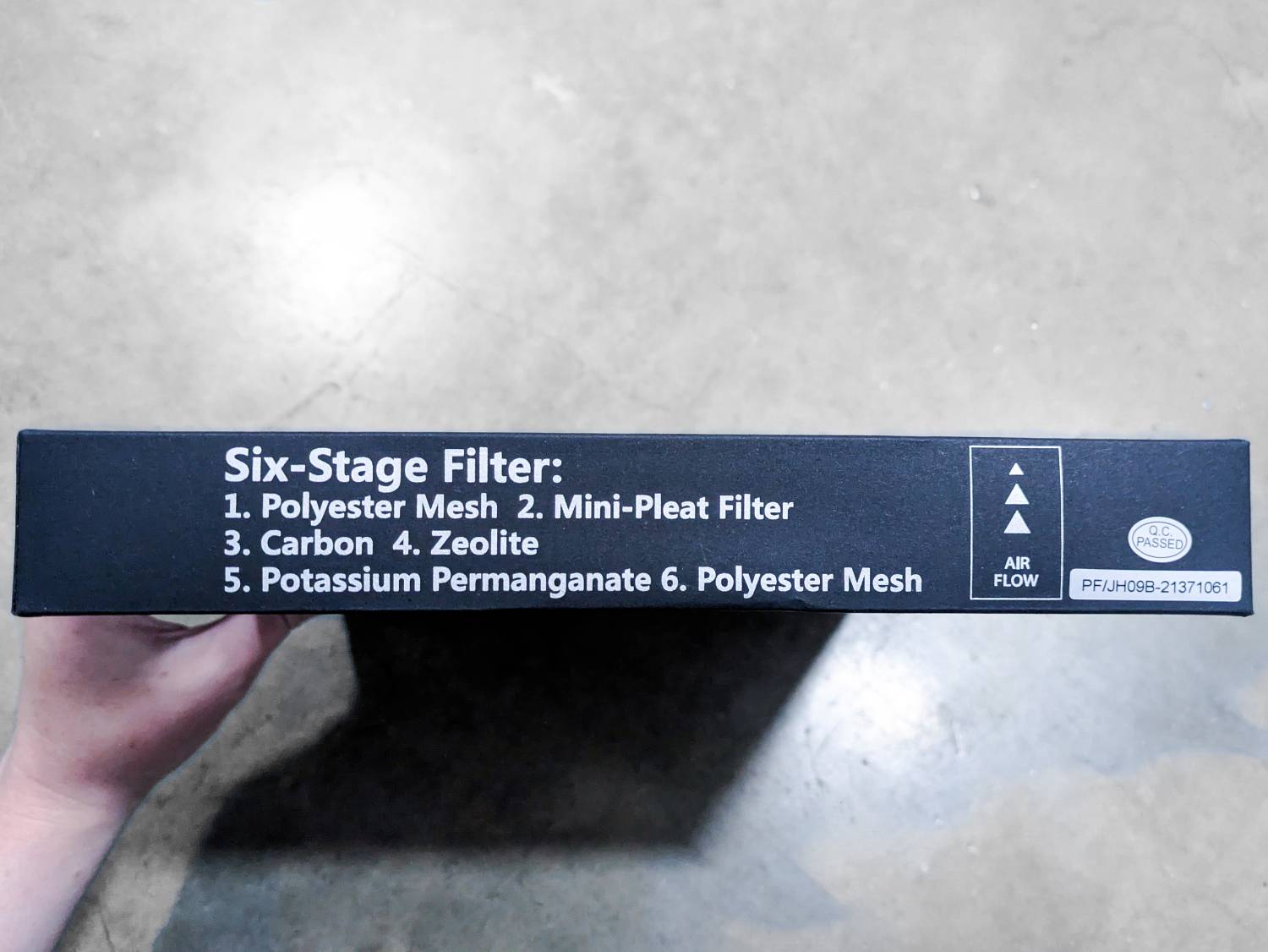 Intellipure Compact Air Purifier Review - six stage filter