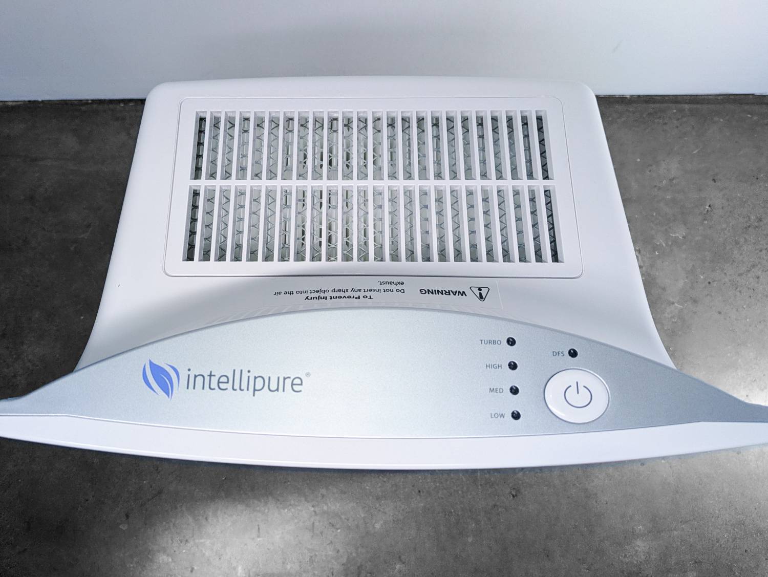 Intellipure Compact Air Purifier Review - top view